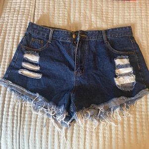 Womens denim shorts XL